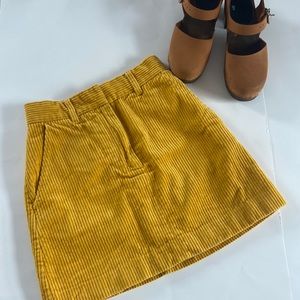 H & M corduroy mini skirt